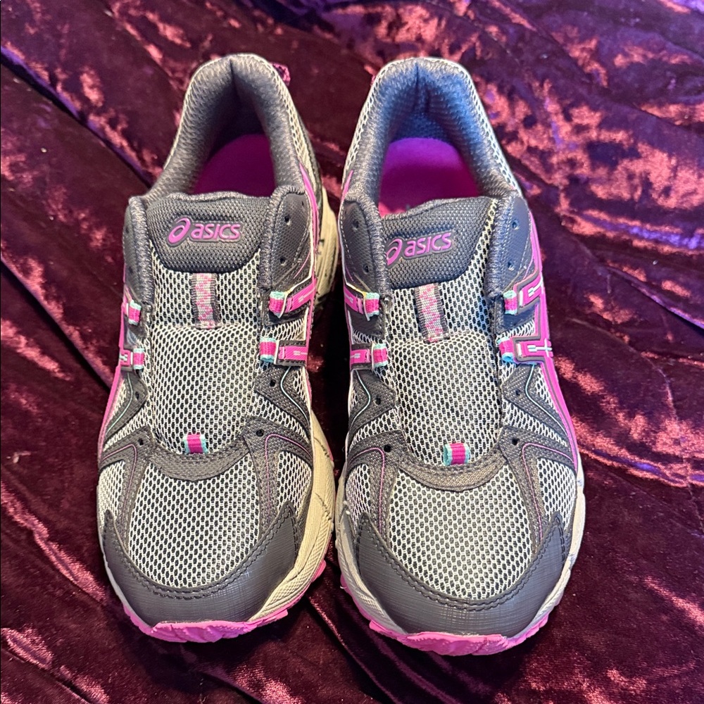 ASICS Women's Athletic Shoes in Gray and Pink
